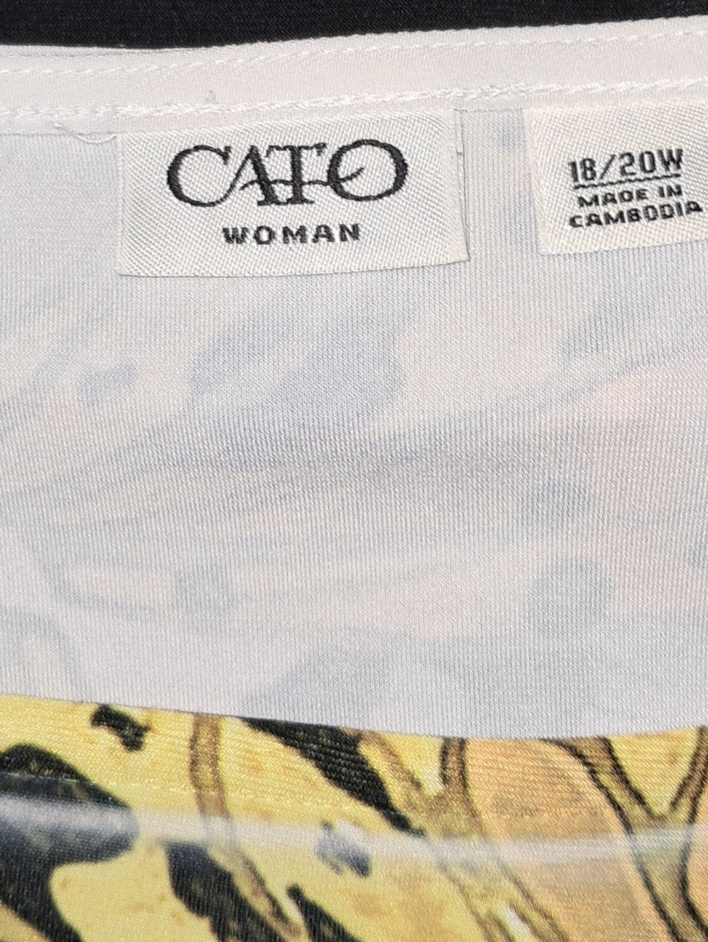 CATO WOMAN TOP Sz 18/20W - Picture 9 of 11